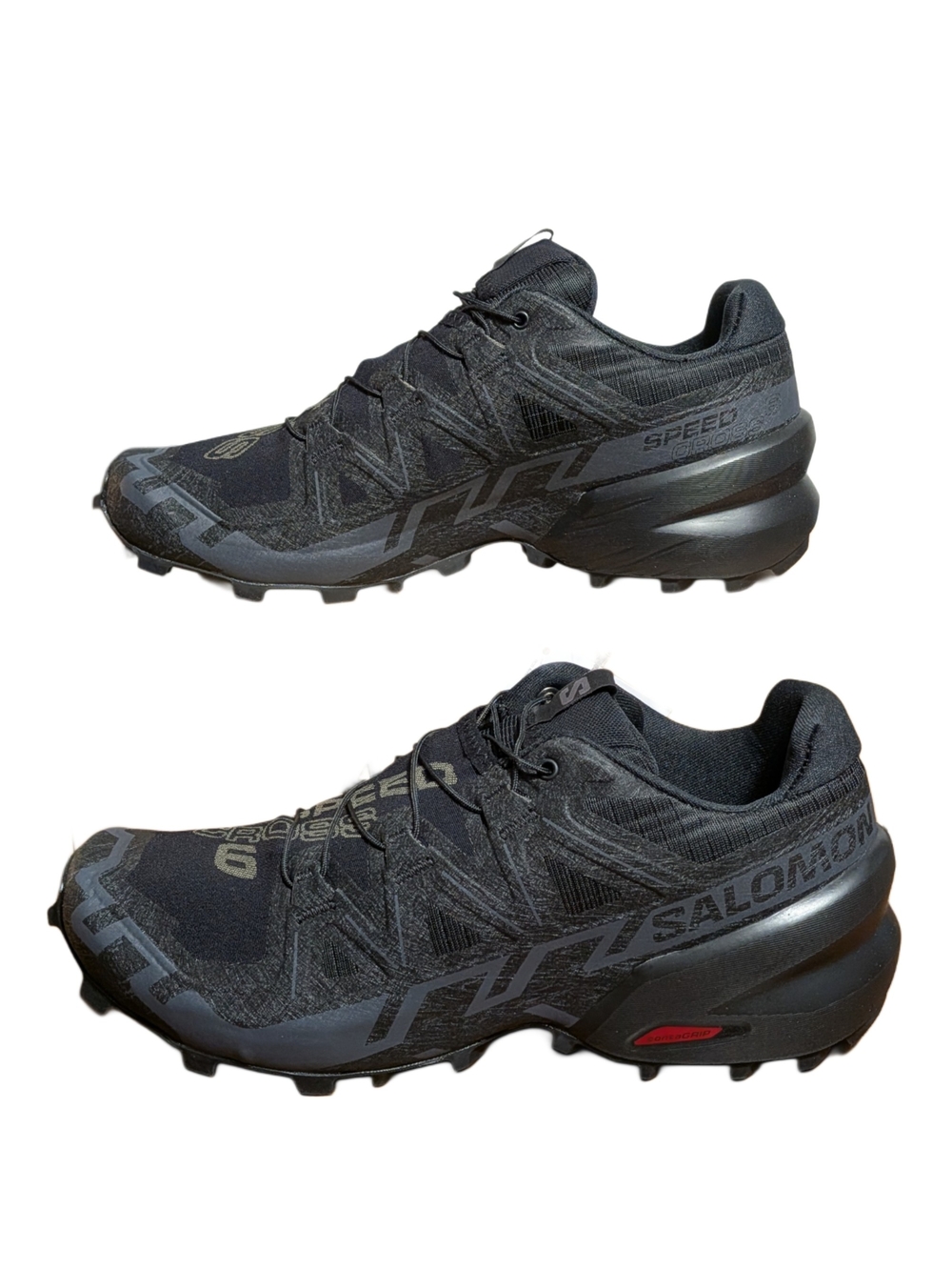 Salomon Speedcross 6 Men’s 8.5 Trail Running Shoes Black Phantom L4173790029 NWB